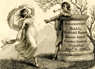 1795 ball ticket