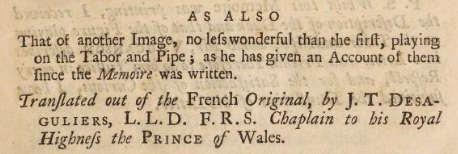 Vaucanson advert