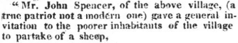 1818 newspaper cutting