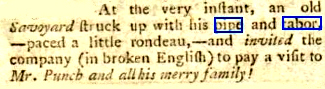 1800 newspaper cutting