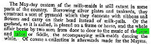milkmaids procession
