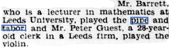 1953 newsapper cutting contd