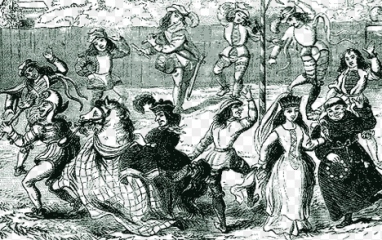 Victorian maypole