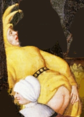scratching rear