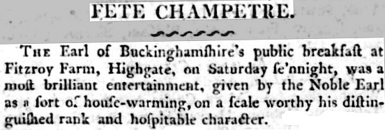 1813 newspaper cutting a