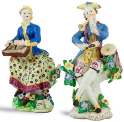 18th century Bow cermic figures