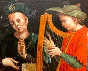 pipe and harp