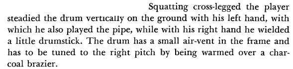 squatting on ground